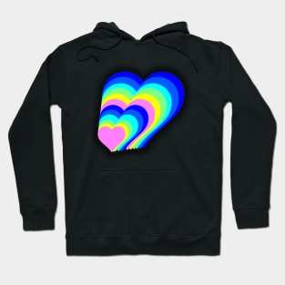 Hearts, hearts, hearts...in pastels Hoodie